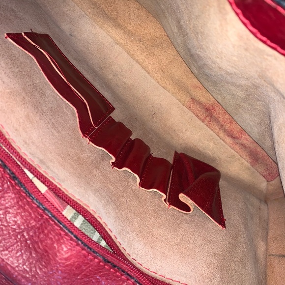 Floto | Milano Leather Briefcase in Tuscan Red - Picture 4 of 8